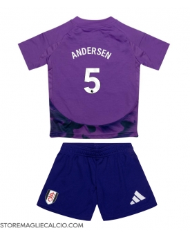 Fulham Joachim Andersen #5 Maglia Gara Terza Repliche 2024-25 Bambino